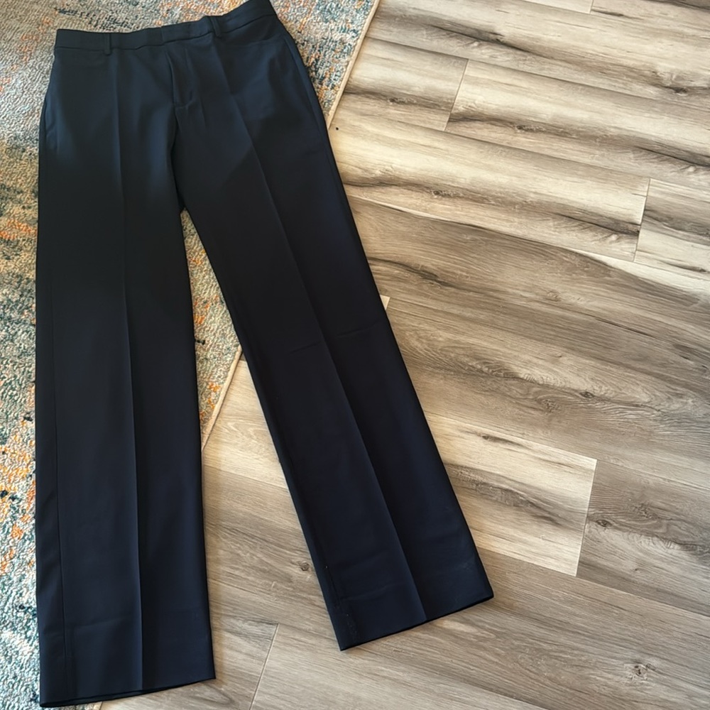 Banana Republic, Siena straight wool pant, navy, tall 8, nwot